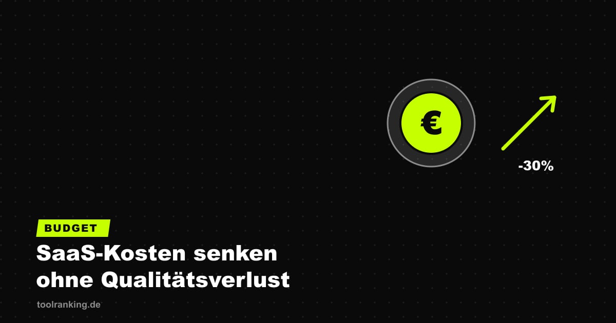 SaaS-Kosten reduzieren: 6-Schritte-Anleitung für KMUs